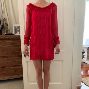 Free People size small red mini dress